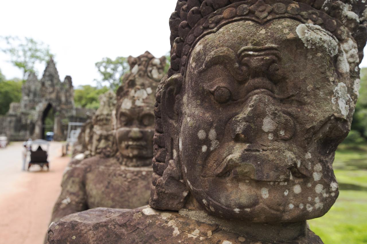 Cambodia Siem Reap Angkor Wat Stone Sculpture