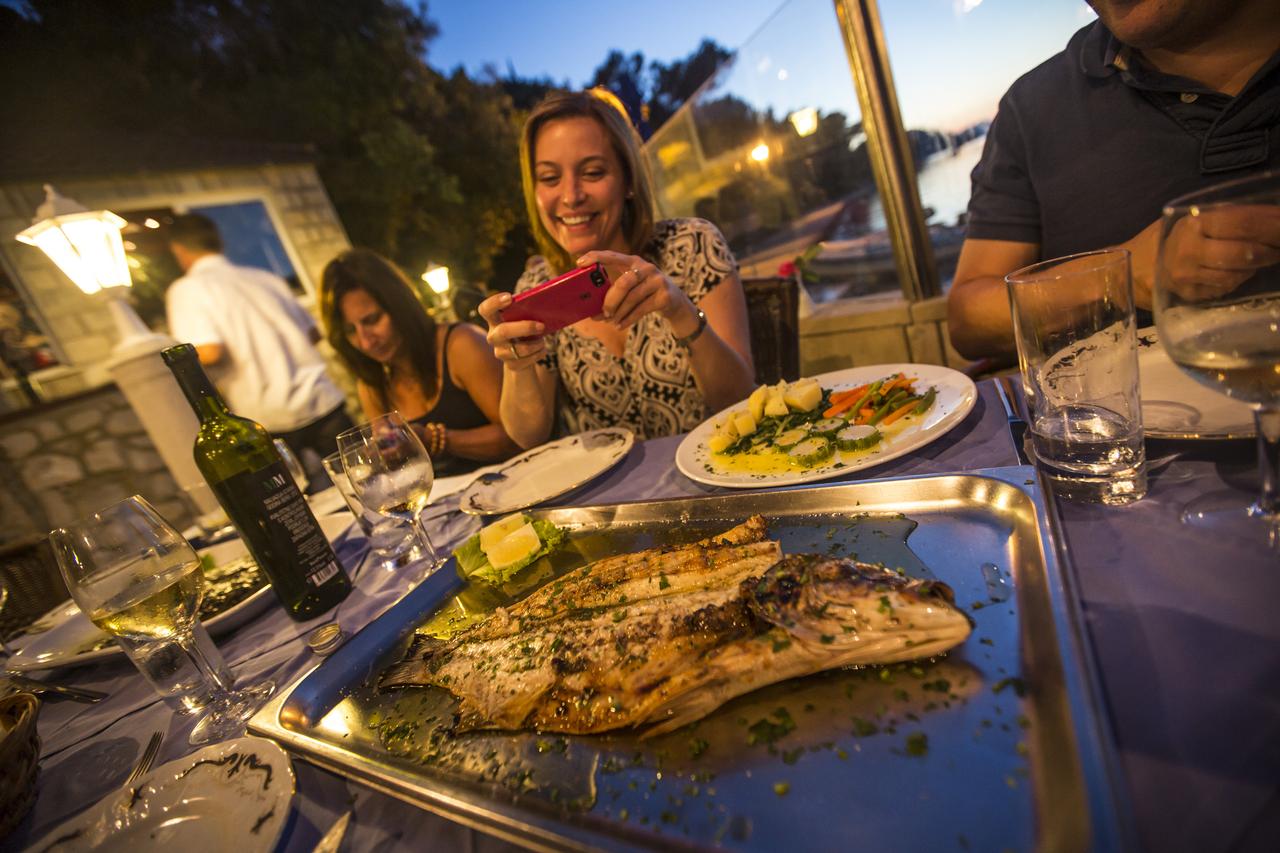 G Adventures Europe Croatia Dubrovnik Group Traveller Monica Picture Dinner Night Restaurant